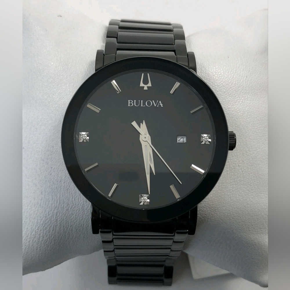 ***BRAND NEW*** Bulova Modern Diamond Black Dial Men's Watch - Picture 3 of 11